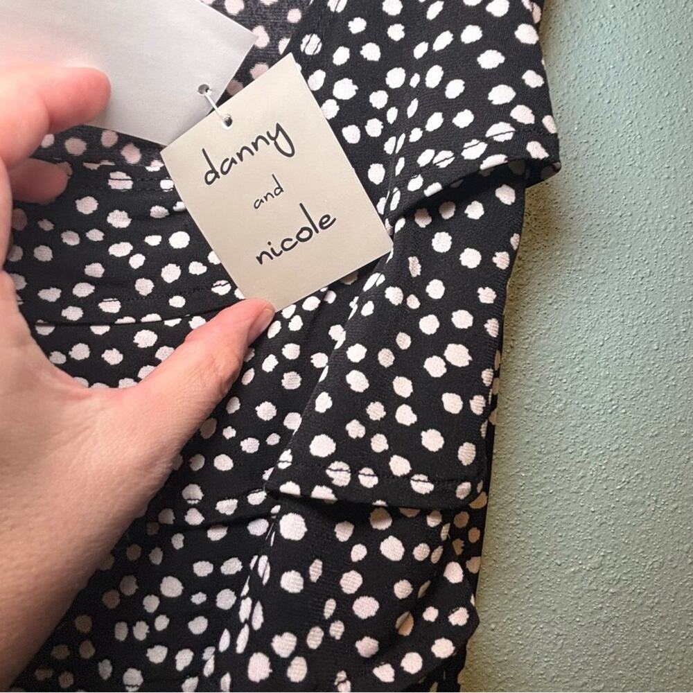Danny & Nicole Polka Dot Sleeveless Midi Dress | Size Small | NWT - Picture 8 of 10